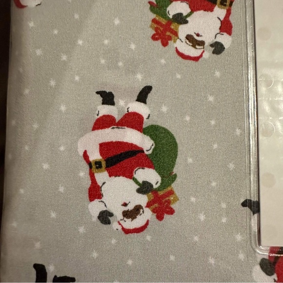 Isaac Mizrahi SANTA FULL SIZE CHRISTMAS SHEETS - Picture 4 of 5